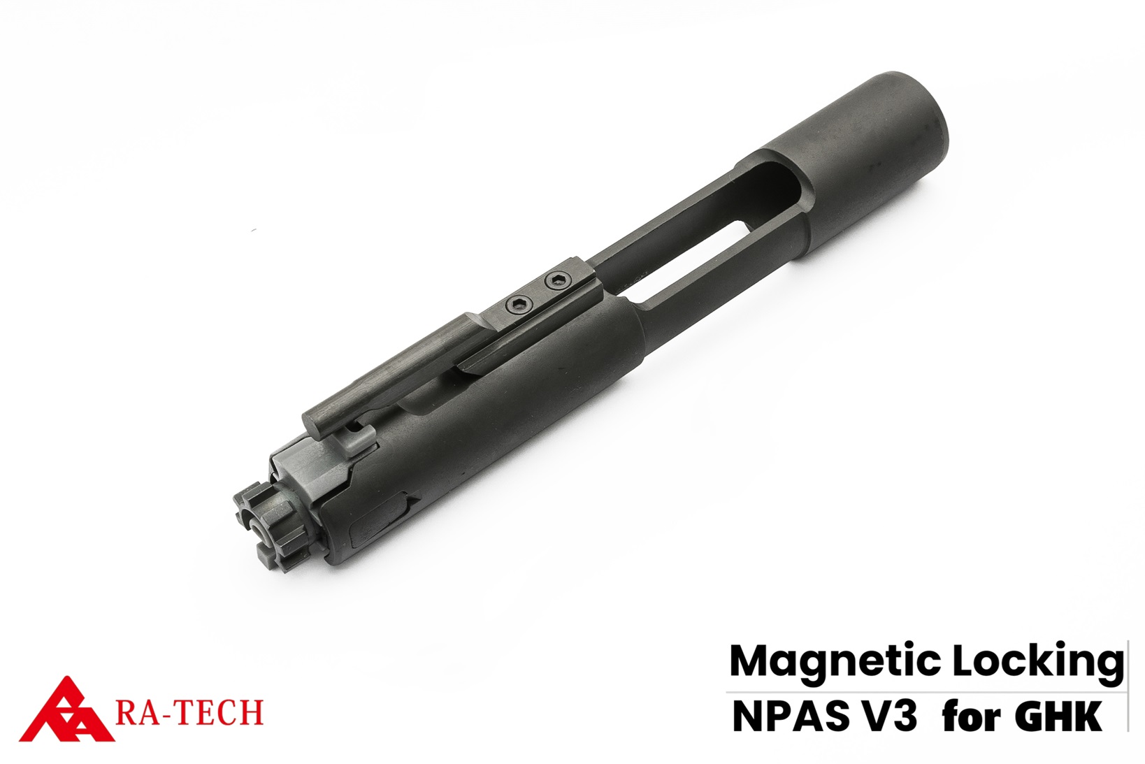RA-TECH マグネットロック NPAS付き コンプリート スチールボルトキャリアセット GHK M4 V3 GBB対応