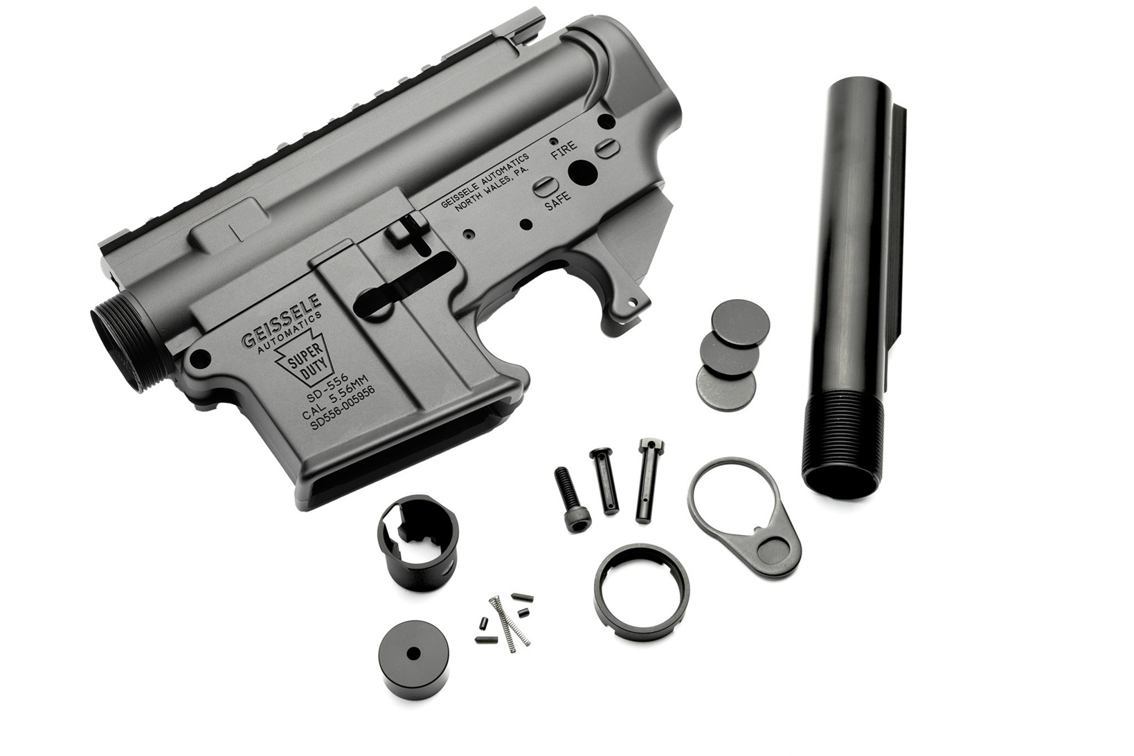 RA-TECH URGI / MK16 SD-556 7075-T6 鍛造アルミレシーバーセット Black マルイ M4 MWS用（RAG-Marui-AR-005）