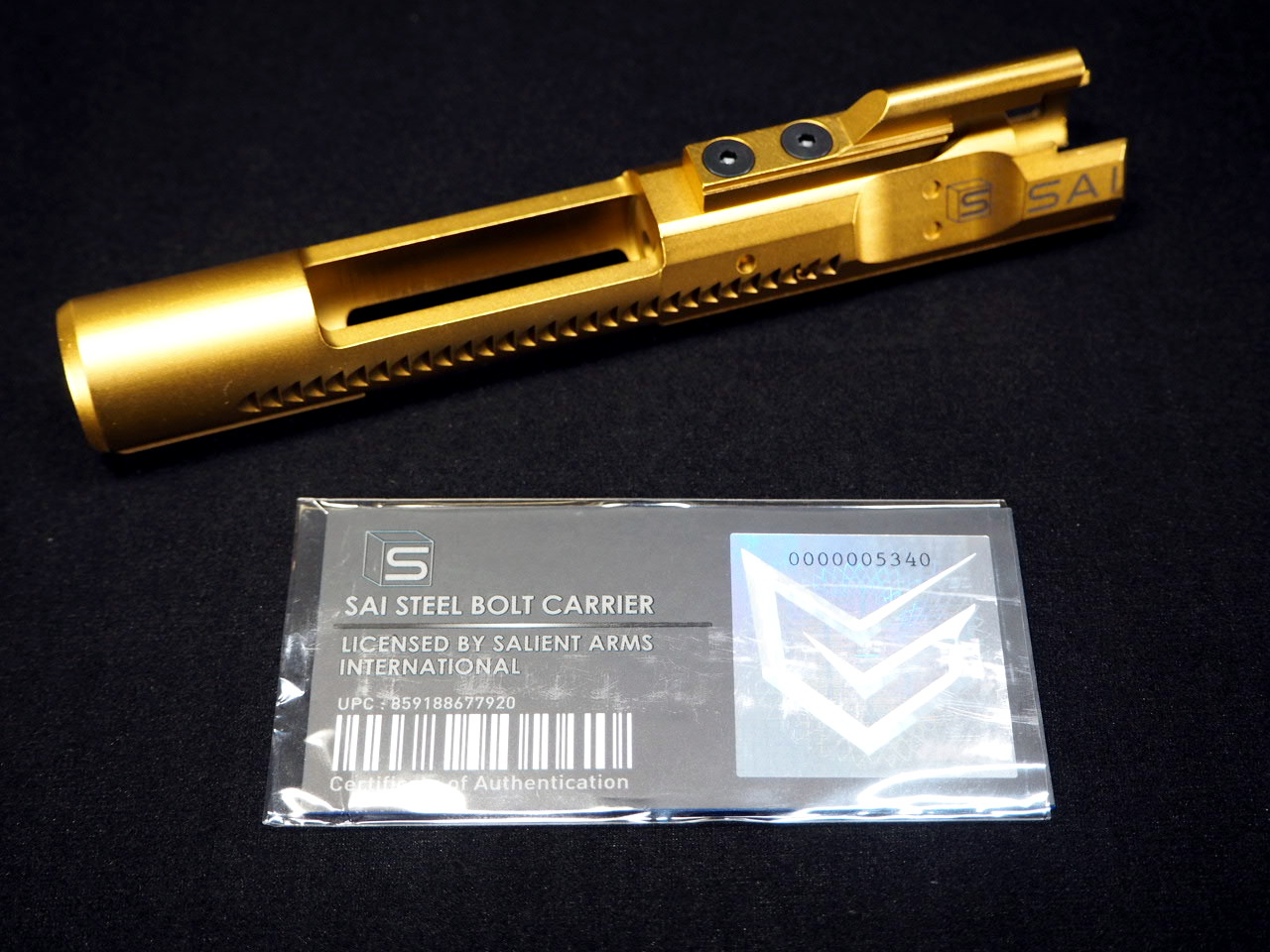 RA-TECH スチールボルトキャリア EMG SAIライセンス取得 WA/G&P M4 GBB対応(RAG-WA-bolt-030)
