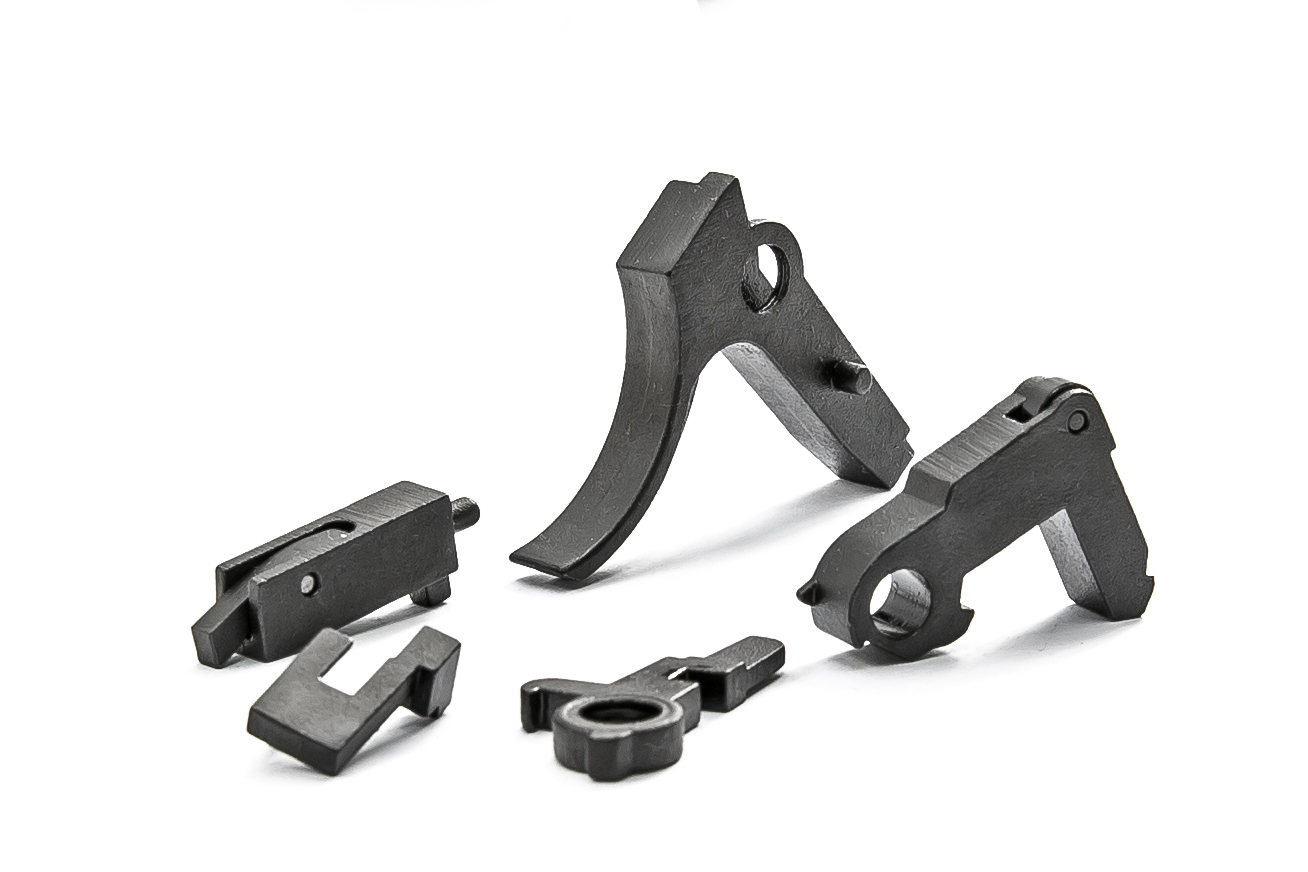 RA-TECH キャストスチール トリガー5点セット WE M4/M16/HK416GBB/KAC PDW GBB対応（RAG-WE--260）