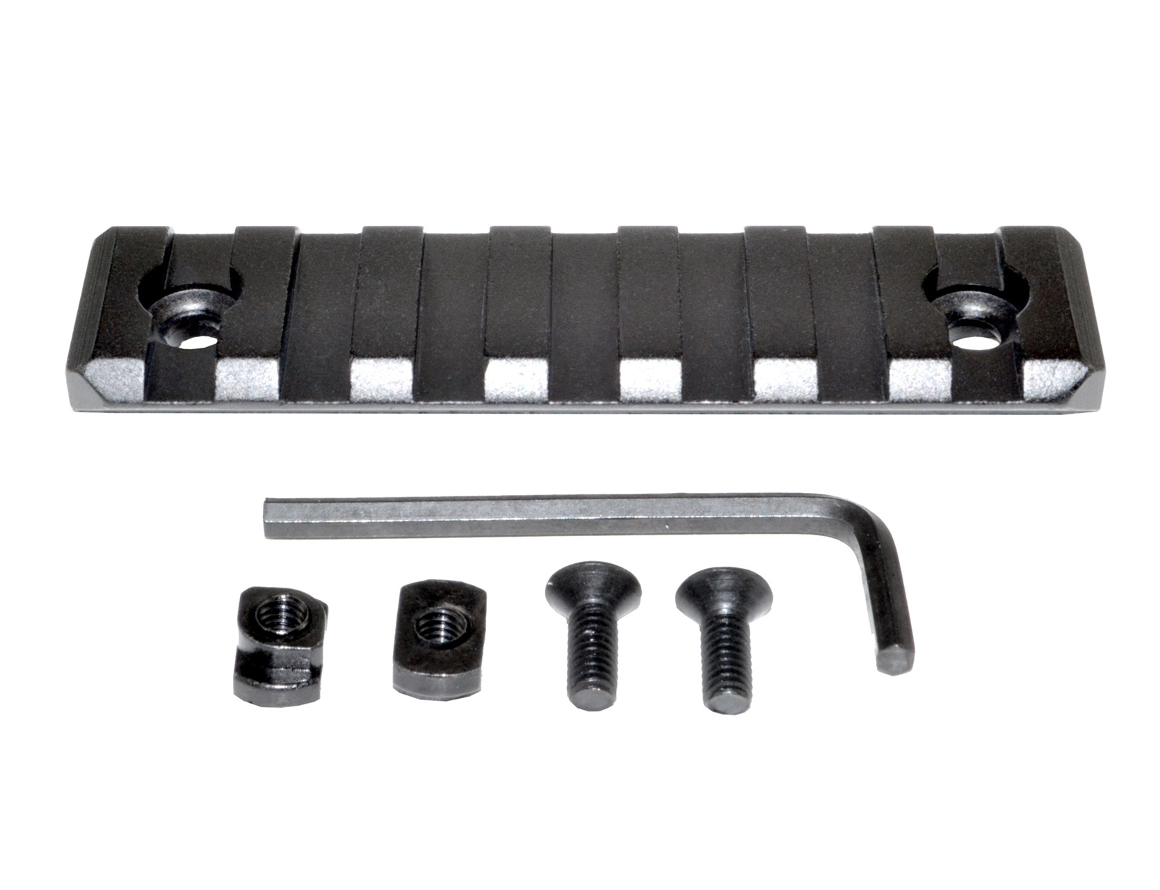 PRESMA M-LOK用 アクセサリーレール 7スロット BK