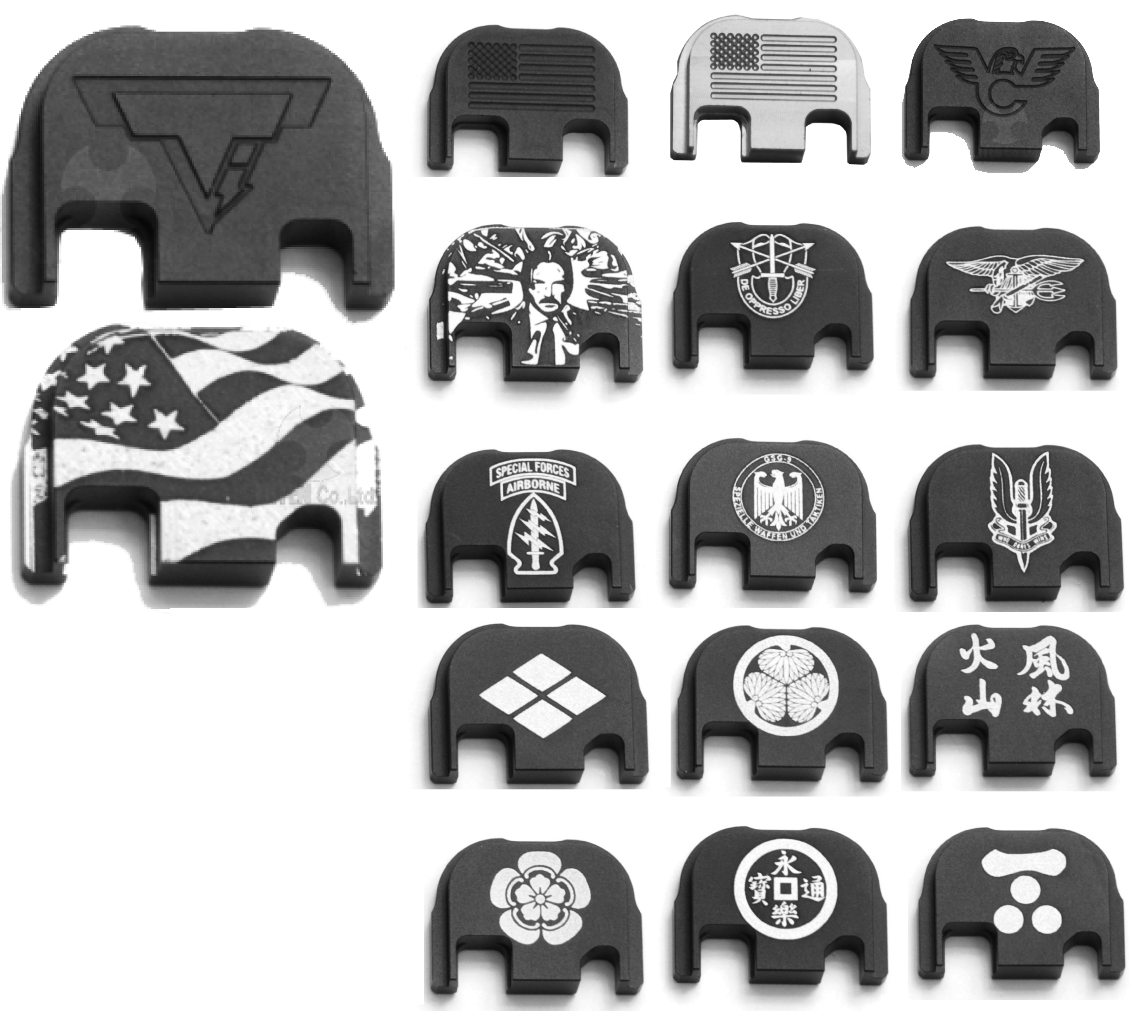 DETONATOR アルミスライドプレート　マルイ Glock19/17 GEN4対応 各種（RP01-09)