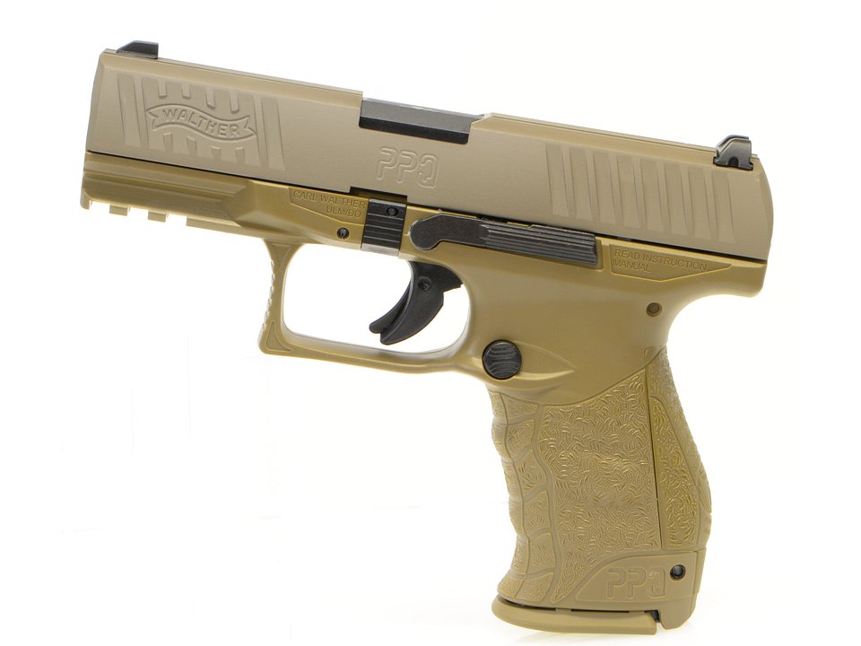 Umarex Walther PPQ M2 GBBハンドガン (TAN) Cerakote Limited