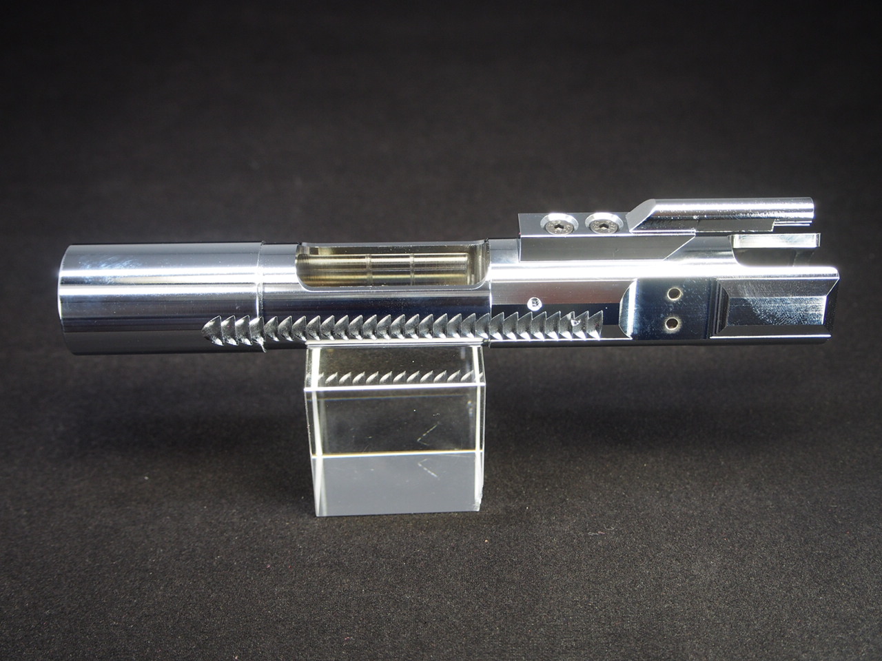 Spear Arms KSC M4 GBB用 CNCスチールボルトキャリア (クロームコーティング)