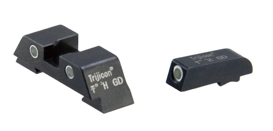 DETONATOR Trijicon GL-01タイプ フロント/リアサイトセット (東京マルイ Glockシリーズ対応)