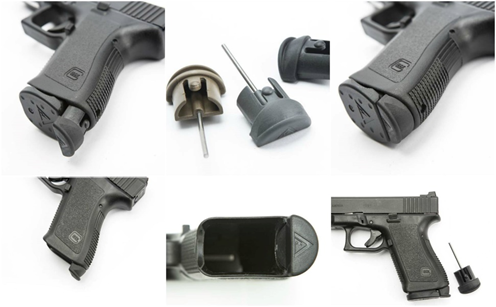 TangoDown ヴィッカーズ　タクティカルGLOCK用グリッププラグ BK