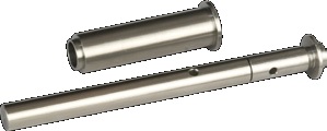 Anvil（アンヴィル）ロングリコイルガイド 東京マルイ M1911シリーズ対応 ステンレスシルバー (TM-GMP-D03-SS)