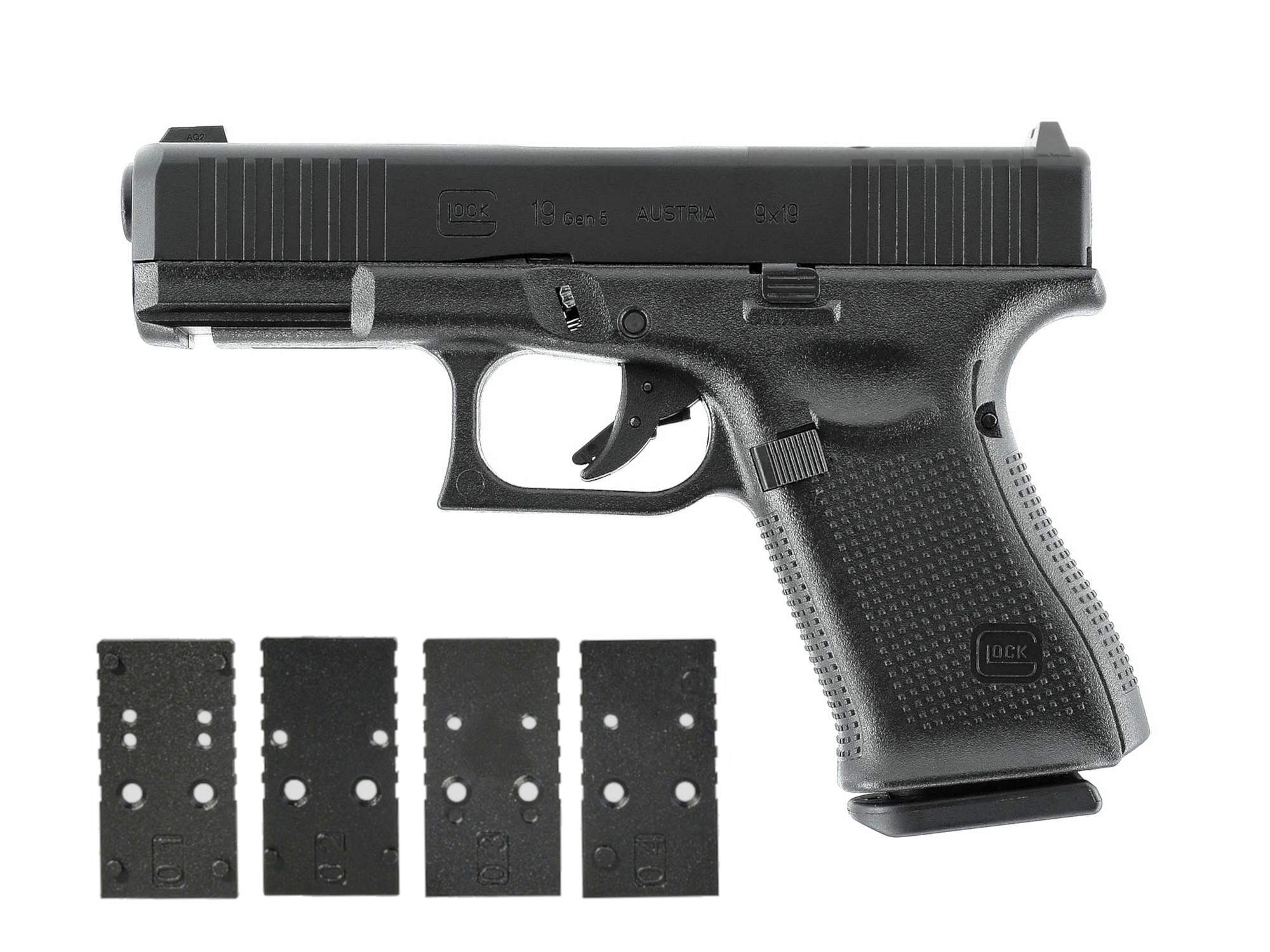 VFC/Umarex GlockAirsoft G19 Gen.5 MOS GBBハンドガン (BK) ［2.6546-UXA］