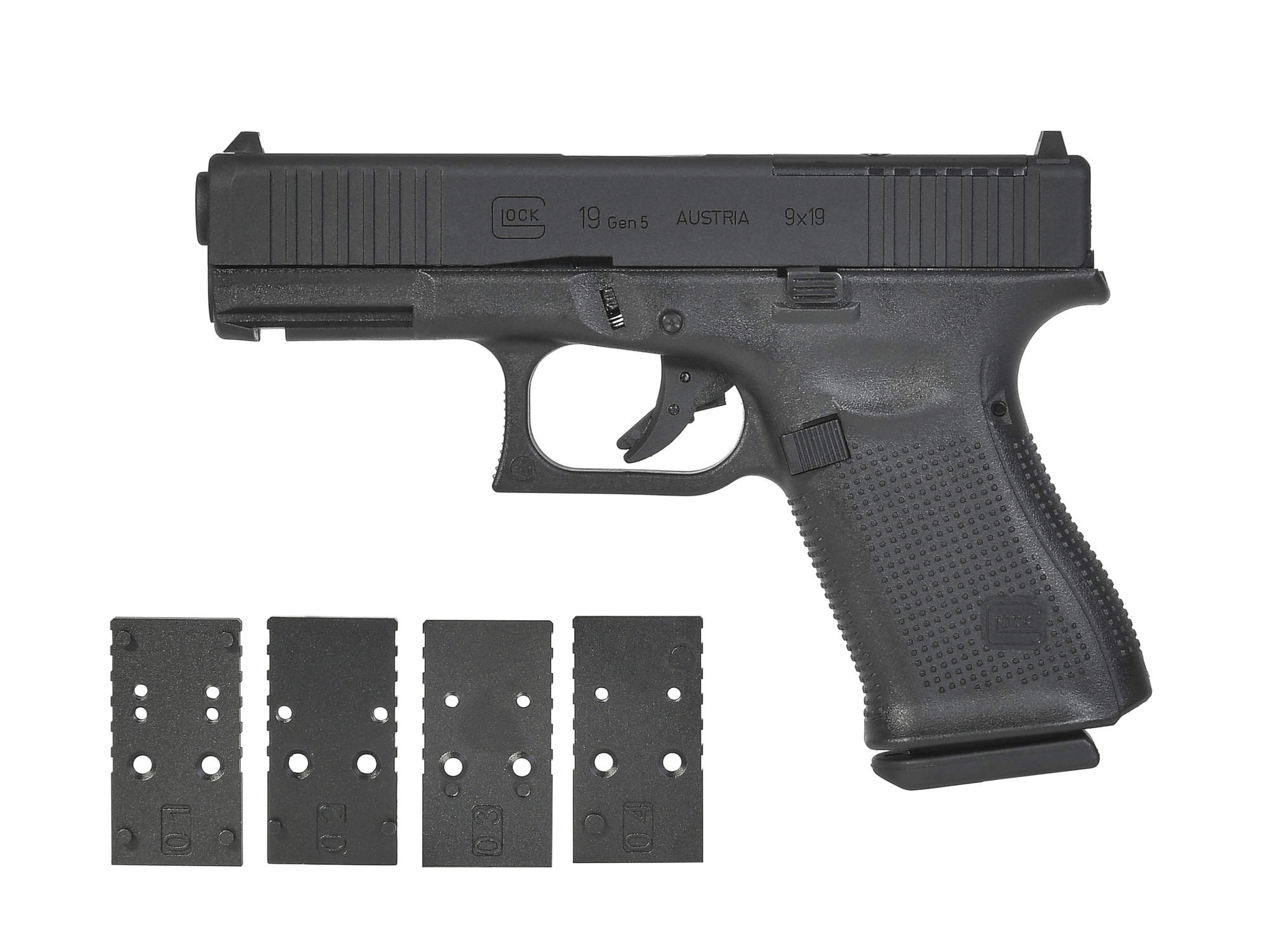 VFC/Umarex GlockAirsoft G19 Gen.5 MOS GBBハンドガン (BK) ［2.6546-UXA］
