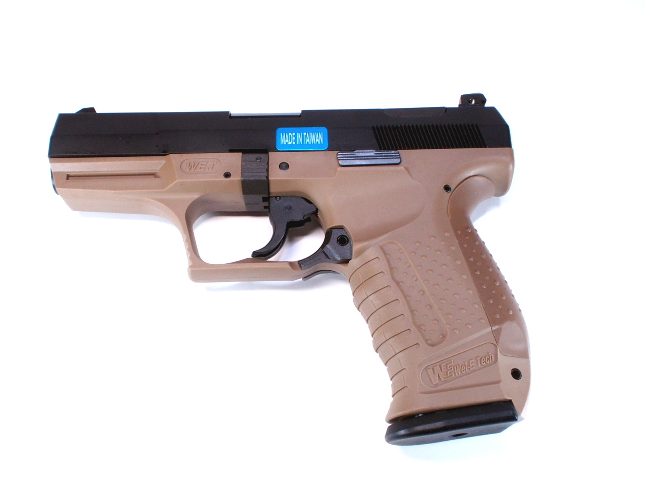 WE P99 GBB TAN