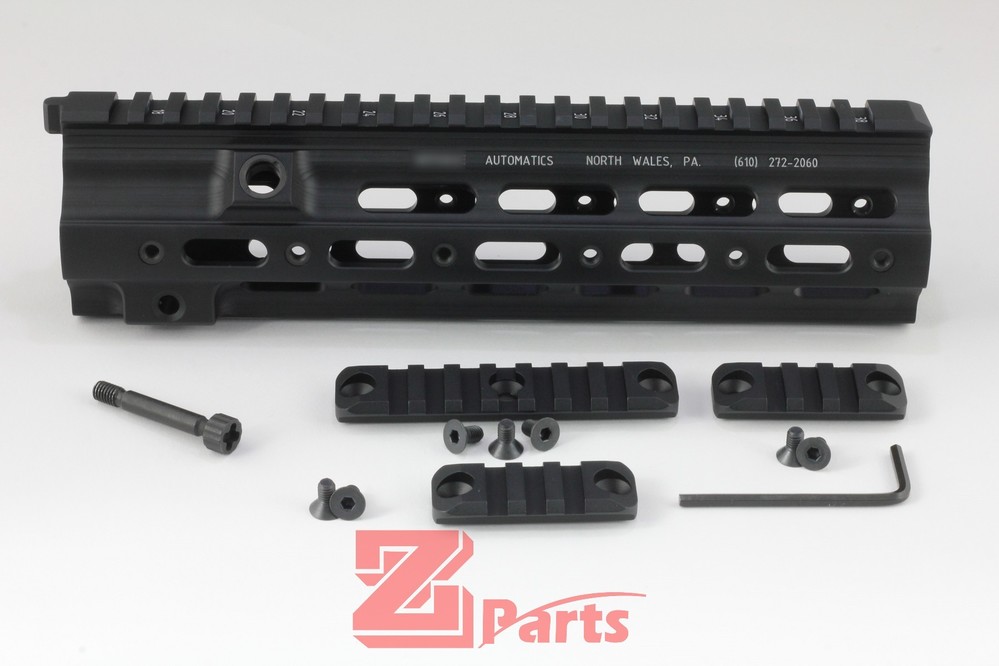 Z-Parts HK416 アルミCNC GEISSELE SMRハンドガード 10.5インチ （BK） VIPER VFC マルイ HK416シリーズ (GBB）対応
