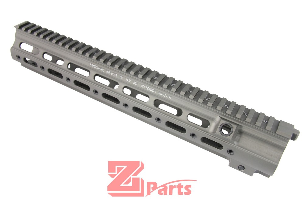 Z-Parts HK416 アルミCNC GEISSELE SMRハンドガード 14.5インチ VIPER VFC マルイ HK416シリーズ (GBB）対応