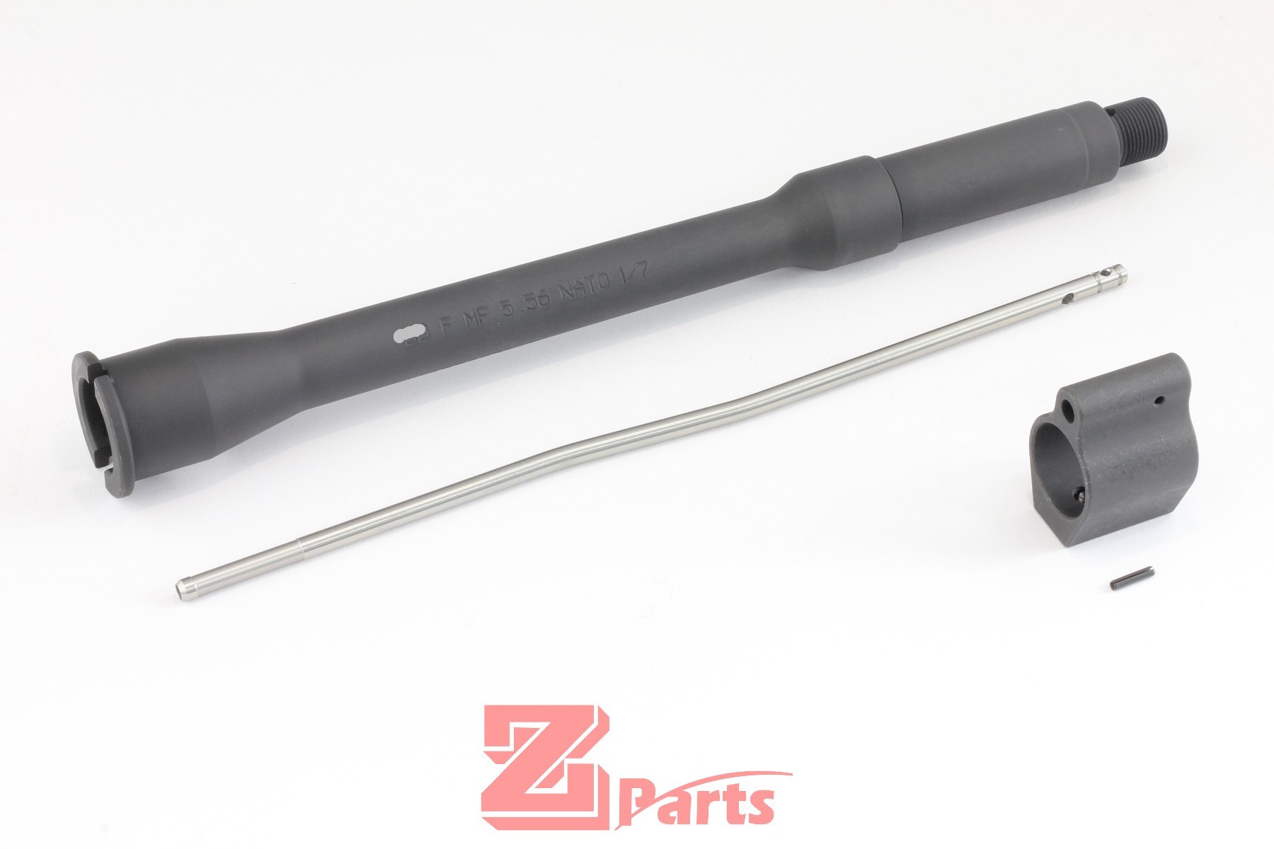 Z-Parts 10.3インチ スチールアウターバレル GHK MK16対応