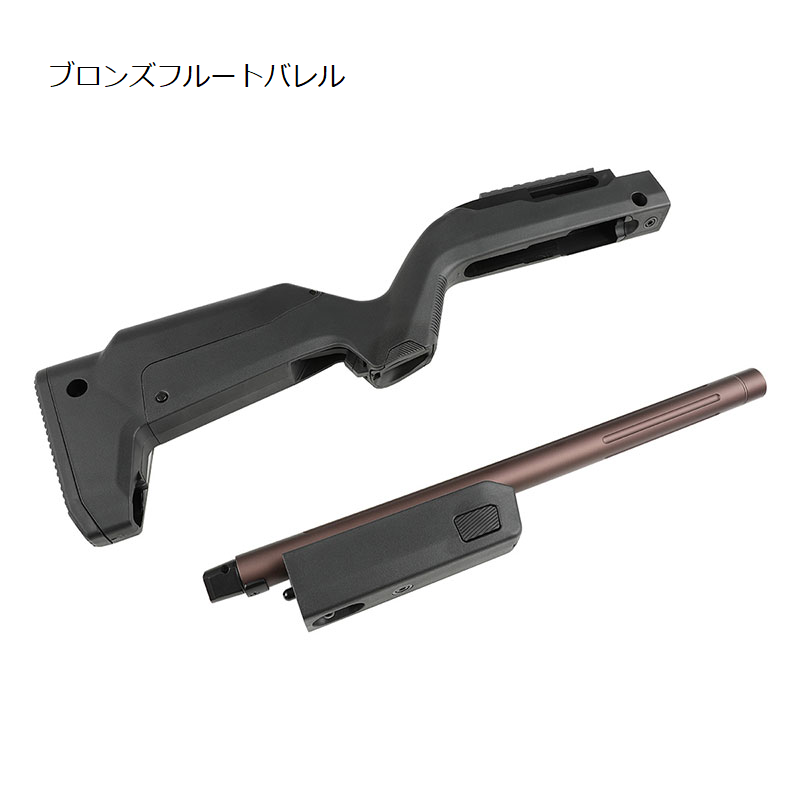 ACE1 ARMS MAGPUL X-22タイプ バックパッカーストックキット Black （KJ KC-02 GBB対応）