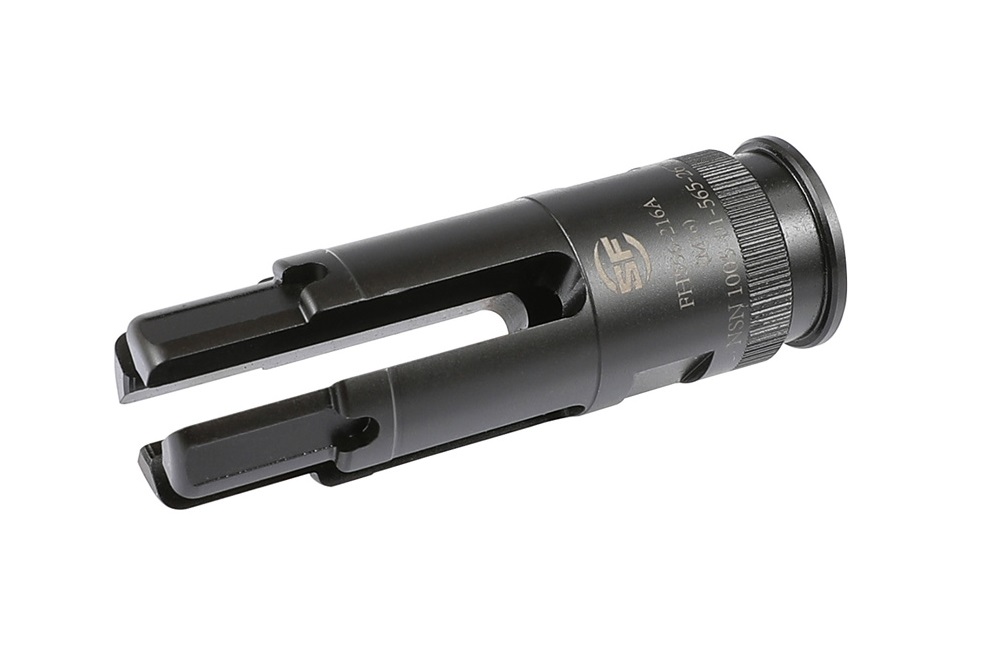 Airsoft Artisan SF FH556-216Aタイプ スチールフラッシュハイダー (14mm逆ネジ)