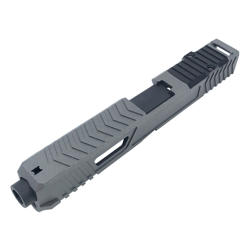 Airsoft Artisan DWSタイプ スライド/アウターバレルセット (Licensed/東京マルイ G17対応) Tungsten Cerakote