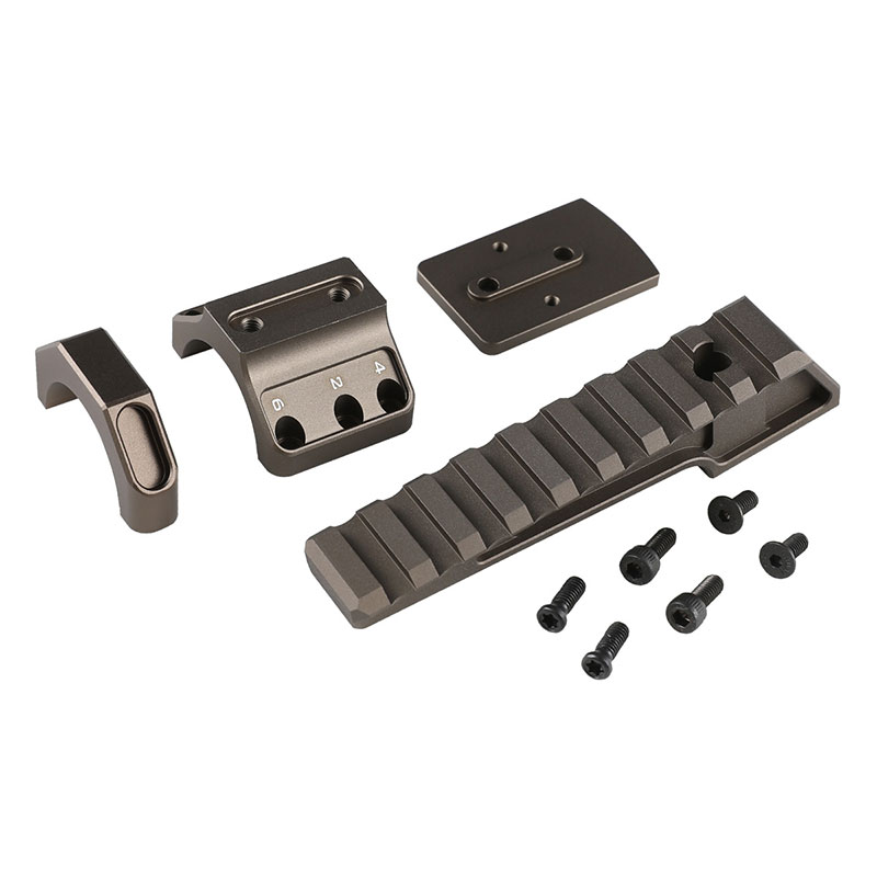 Airsoft Artisan BOスタイル レール搭載マウントリング/RMRアダプター付属 DDC