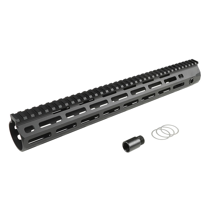 Airsoft Artisan KAC URX4 スタイル M-LOK 14.75inch ハンドガード BK