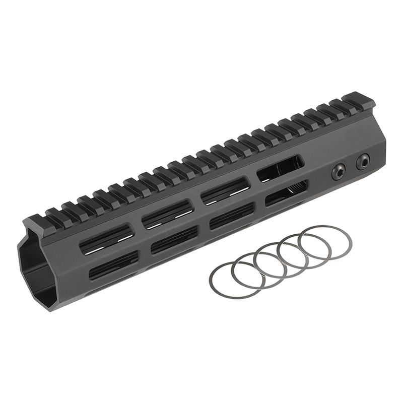 Airsoft Artisan Stubborn Mule タイプ OCTAGONAL 9インチ ハンドガード (AEG/MWS/GBB/PTW対応) 【BK/DE】