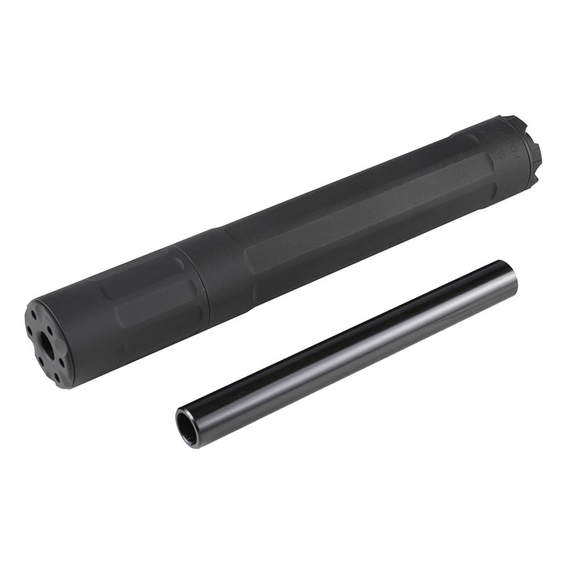 Airsoft Artisan SF RYDER 9M-TIタイプ 9mmサイレンサー (14mm逆ネジ) BK/DE