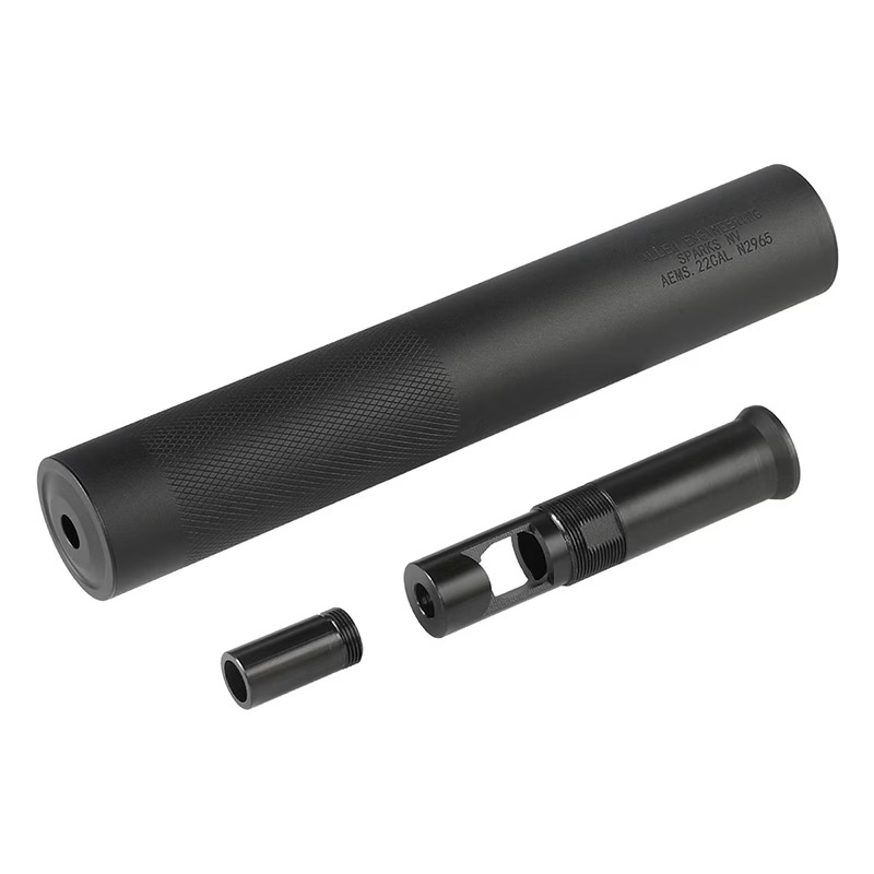 Airsoft Artisan AE OPS タイプ Mk12 SPR サプレッサー OTB マズルセット 14mm逆ネジ サイレンサー BK