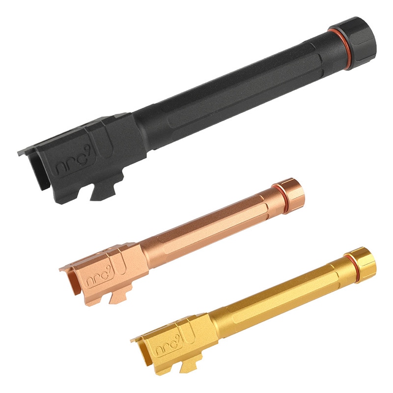 RGW ARC Division A9スタイル アウターバレル Umarex/VFC グロック17 gen5用（14mm逆ネジ）(BK/GD)