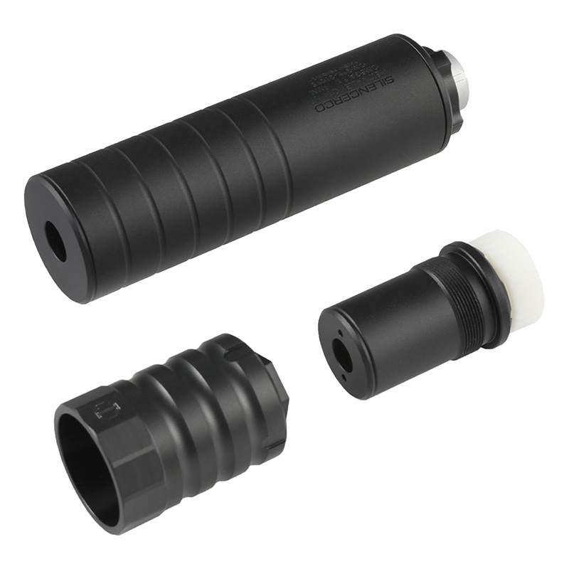 RGW Omega 9Kタイプ ダミーサイレンサー フラッシュハイダー&ブラストシールドセット 14mm逆ネジ/MP5アタブター 2Way