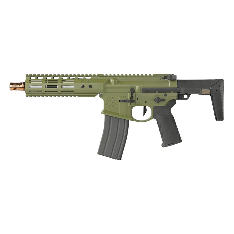 ★送料無料★EMG/DE Airsoft NOVESKE N4 GHETTO BLASTER 7.94inch ガスブローバックライフル (OfficialLicense) 【Bazooka Green】
