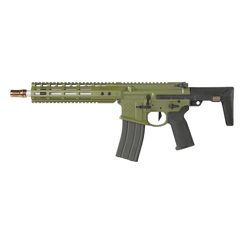 EMG/DE Airsoft NOVESKE N4 GHETTO BLASTER 10.5inch ガスブローバックライフル Bazooka Green (OfficialLicense)