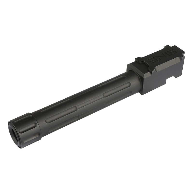 5KU LANTAC 9INEスタイルタクティカルアウターバレル BK (UMAREX/VFC G19対応/14mm逆ネジ）