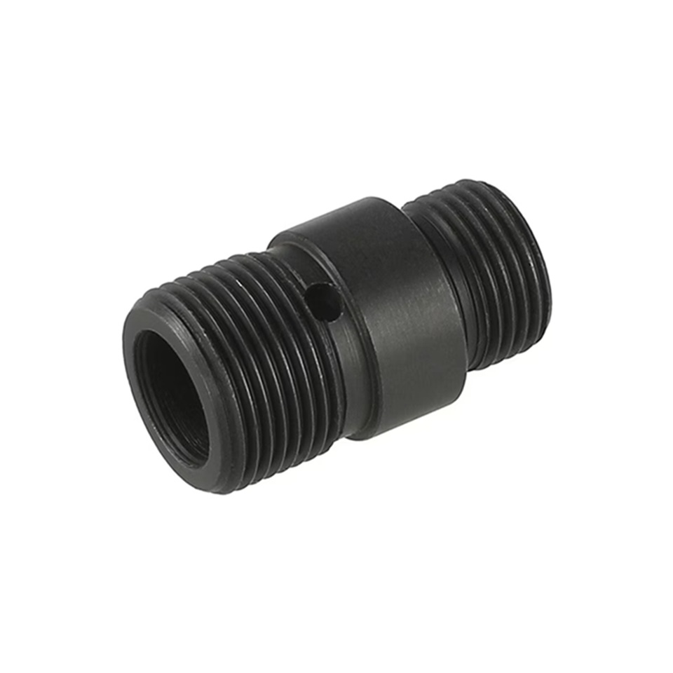 5KU スティール 12mm逆ネジ→14mm逆ネジアダプター BK