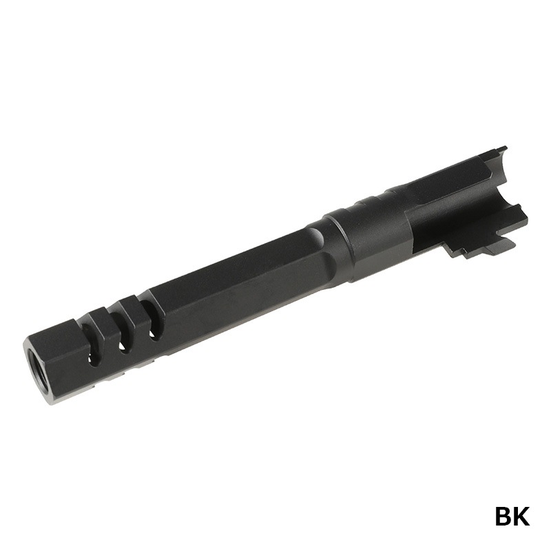 5KU ヘックスタクティカルアウターバレル (11mm正ネジ/東京マルイ Hi-CAPA5.1対応) BK