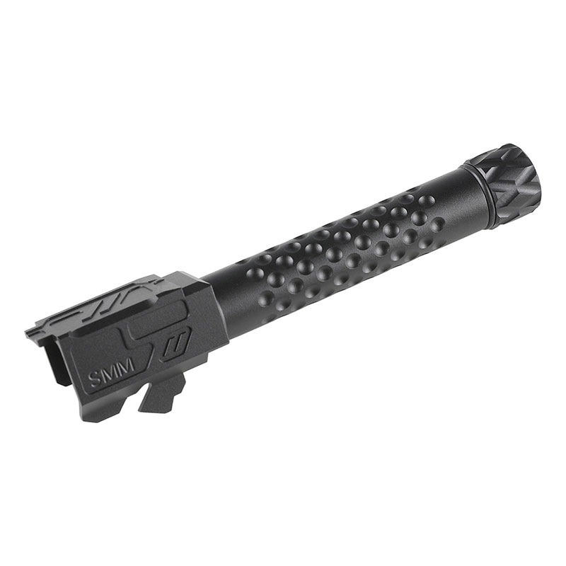 ノーブランド ZEVスタイル タクティカルディンプルアウターバレル BK (14mm逆ネジ/VFC G17 Gen.3)