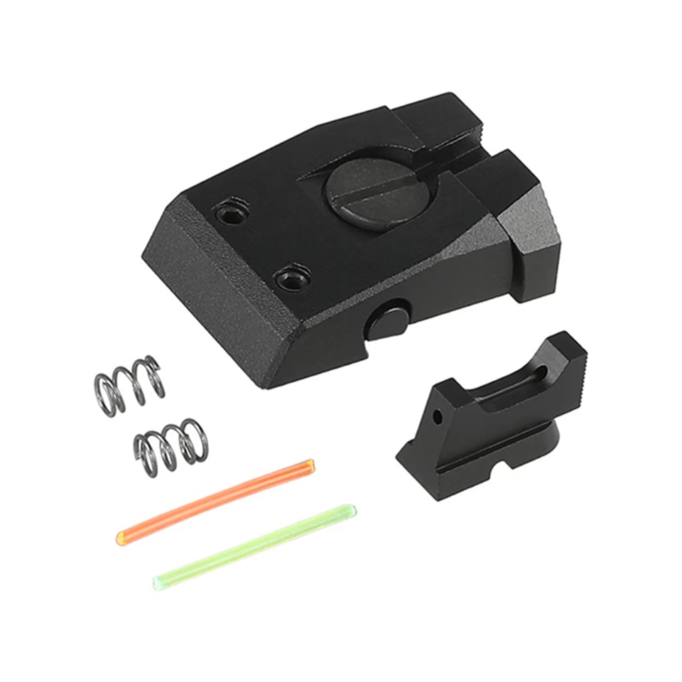 5KU ファイバーオプティック フロント&リアサイトセット KJ/ASG CZ SHADOW2 GBB対応