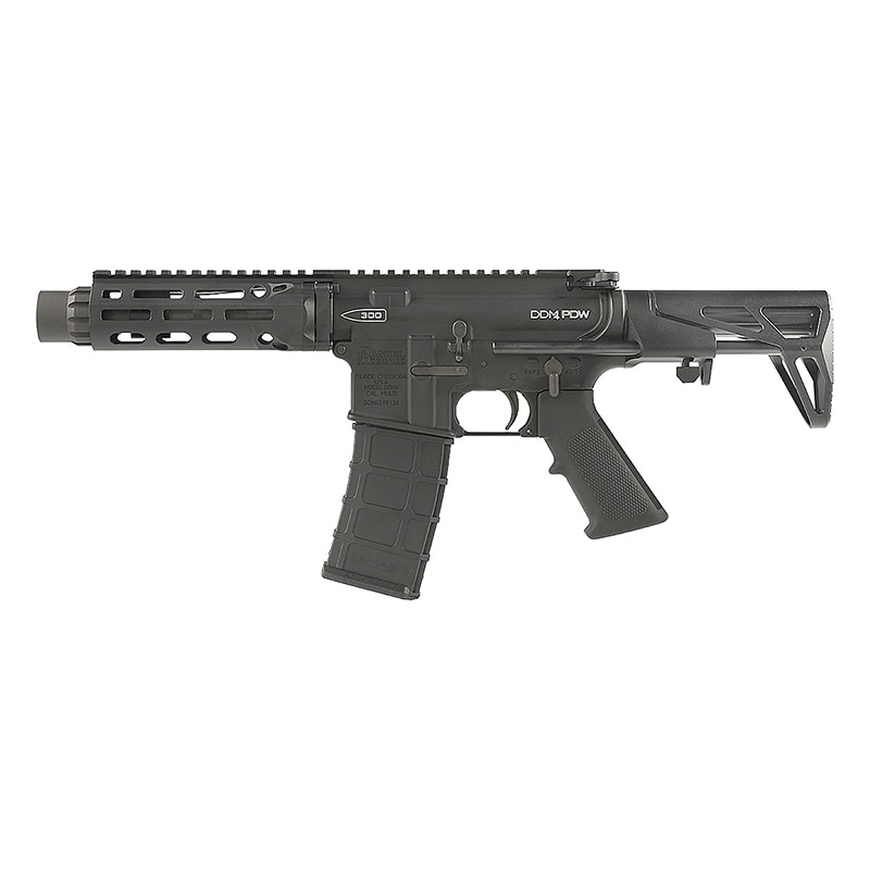 EMG/GHK DDM4 PDW SBR CO2 ガスブローバックライフル CERAKOTE Black (AR V3 2024 JP ver./DD Official Licensed)