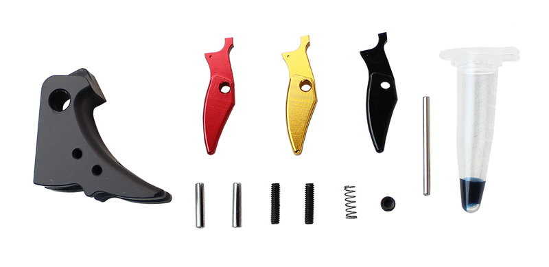 GunsModify 東京マルイ GLOCK17/18C対応 ZEV Techタイプ アジャスタブル アルミ トリガー