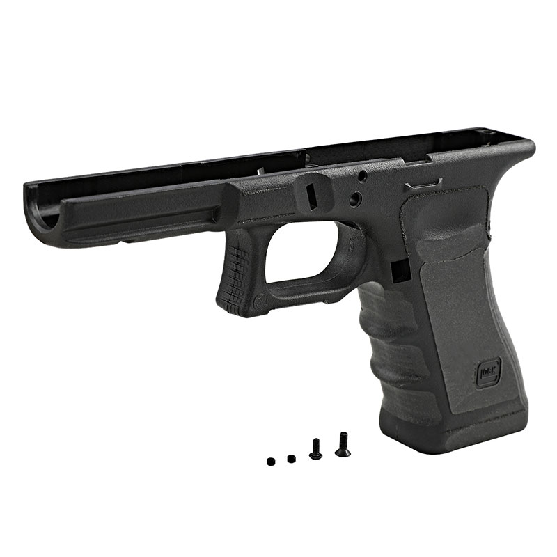 Guns Modify ZEVスタイル Gen.3 RTFカスタムフレーム （東京マルイグロックシリーズ対応/スティップリング未加工） BK