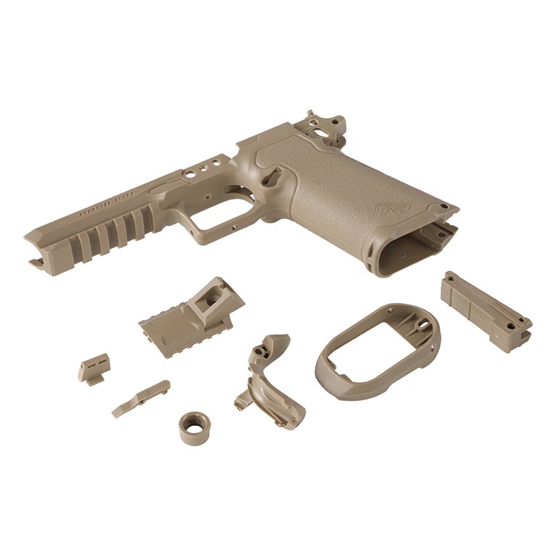 IZUNA WORKS ロアフレーム グリップ セット BSK43 ガスブローバックハンドガン対応 Flat Dark