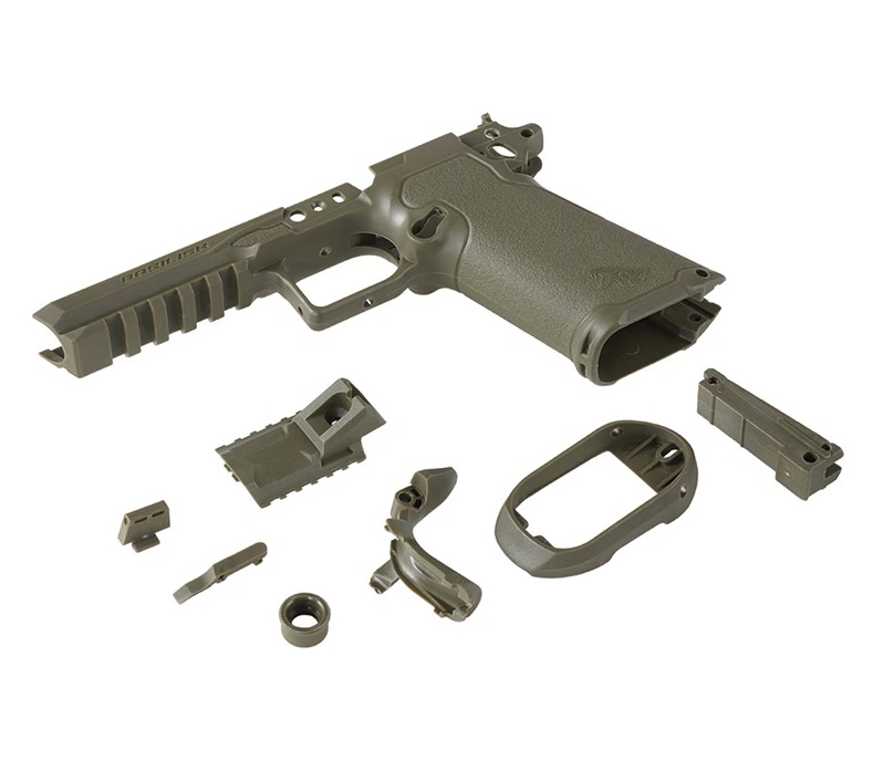 KIZUNA WORKS ロアフレーム グリップ セット BSK43 ガスブローバックハンドガン対応 Olive