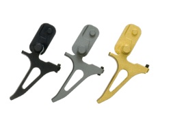 Bomber Airsoft P320 FLAT スケルトンタイプ アルミトリガー SIG(VFC) P320 M17/M18対応 【BK/GRY/GD】