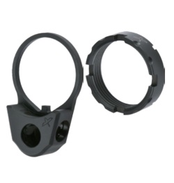 BJ TAC Forward Controls Design ESF-Hタイプ QDポイントレシーバープレート＆キャッスルナットセット WA/VFC M4/M16 GBB対応