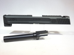 DETONATOR S&W 10-8 M&P9 カスタムスライド 4.25インチモデル-BK マルイ M&P 9 GBB対応