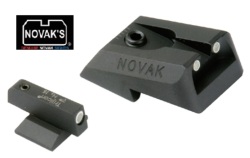 DETONATOR 東京マルイ M45A1対応 NOVAK LoMount Carry 1911 Tritium Dotタイプ フロント/リアサイトセット