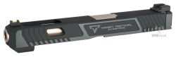 NOVA TARAN TACTICAL INNOVATIONS Glock34タイプ カスタムスライド BK 東京マルイGlock17/22/34対応