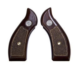 ROBIN HOOD Tactical Round Butt Grip/Factory Originalタイプ 木製グリップ タナカ S&W M10(Kフレーム)対応
