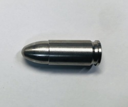IRON AIRSOFT 9mm ステンレスダミーカートリッジ SV