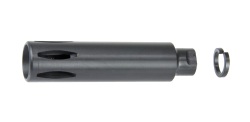 T8/CGS XM177E1タイプ サウンドモデレータ (14mm逆ネジ)