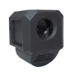 WII TECH 東京マルイ Glockシリーズ対応 Herrington Arms HC9C 3.0タイプ コンペンセイター (14mm逆ネジ） BK