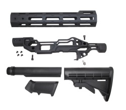 WII TECH T-22 MOD0 PYTHONSタイプ 8インチ M-LOKハンドガード&レシーバーセット  KJworks HAWKEYE(KC02)対応