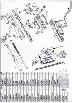 AEG(ASIA Electric Guns)  M17 スライド No.57